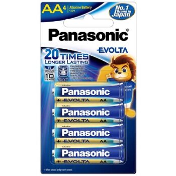 Panasonic Evolta Premium AA Alkaline 1.5V Batteries