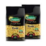 PANZANI Gourmet Fusilli 100% Durum Wheat Pasta, 2 x 400 g (Pack of 2)