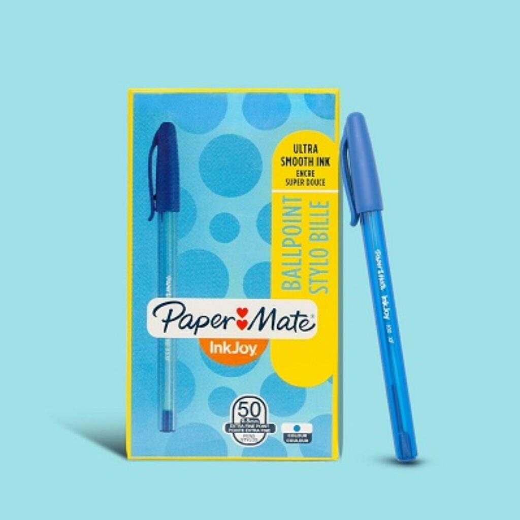 PAPER MATE INKJOY 100ST Ball Pen XF Capped 50x Blue