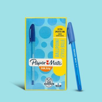 PAPER MATE INKJOY 100ST Ball Pen XF Capped 50x Blue