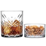 Pasabahce Timeless Whisky Glass Set 225 ml + 345 ml, Transparent