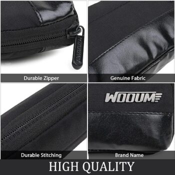 Wooum Wide-Opening Pencil Pen Case, Lightweight & Spacious Pencil Bag Pouch Box Organizer