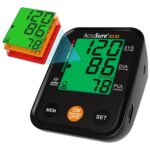 AccuSure Blood Pressure Monitor Fully Automatic Digital Large Display And Adjustable Arm-Cuff Comes