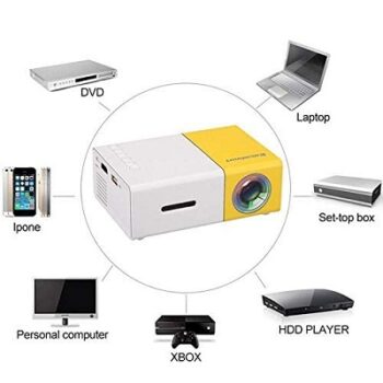 Projectors YG-300 LCD Mini Support 1080P Portable LED Projector Home Cinema