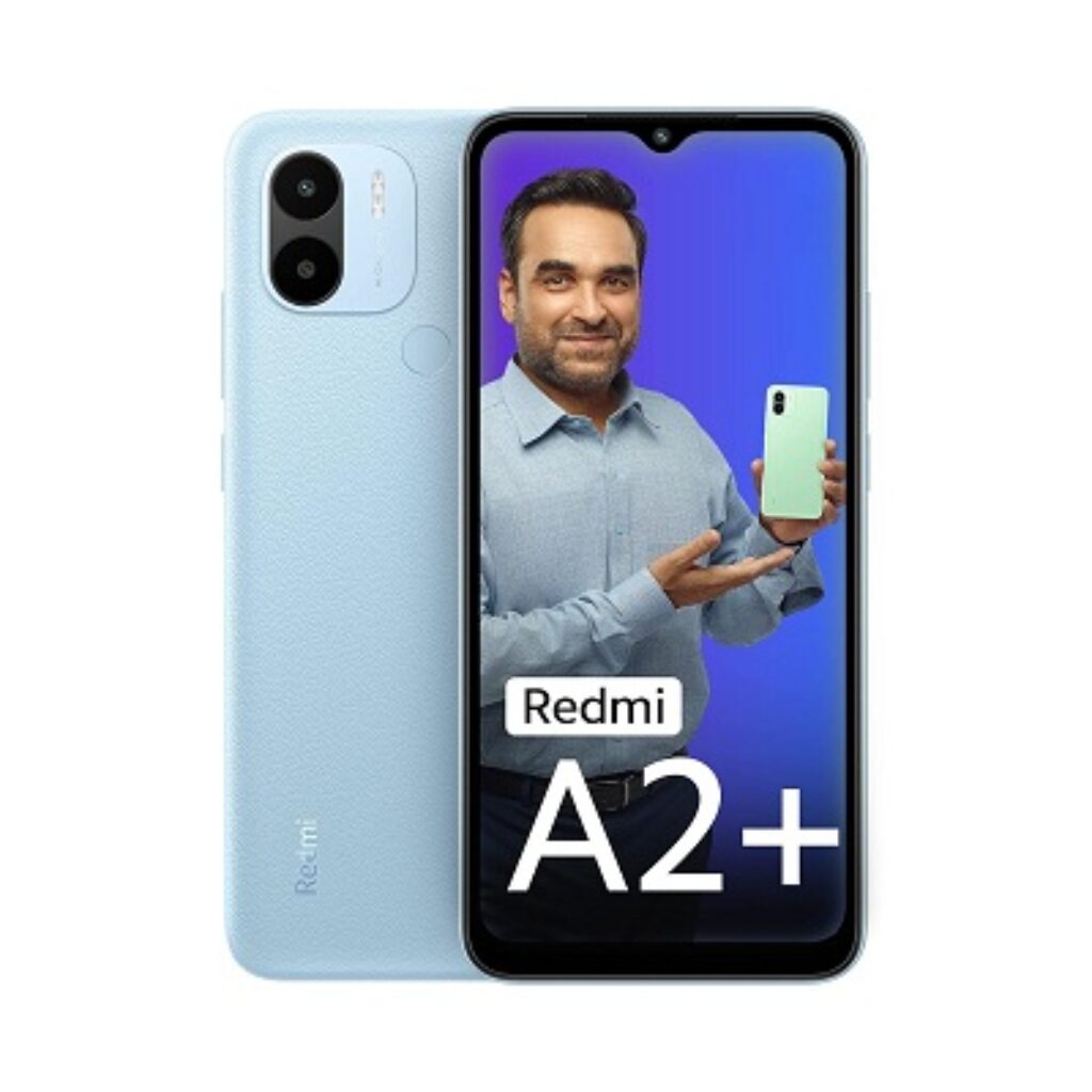 (Refurbished) Redmi A2+ (Aqua Blue, 4GB RAM, 64GB Storage)