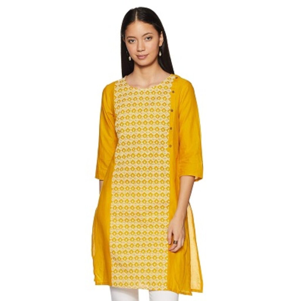 Karigari by Unlimited Women's Cotton Regular Kurta