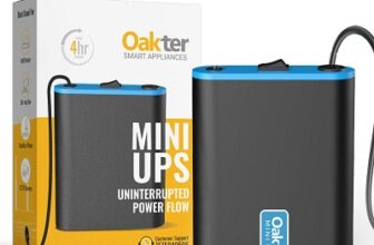 Oakter Mini UPS for 12V WiFi Router Broadband Modem