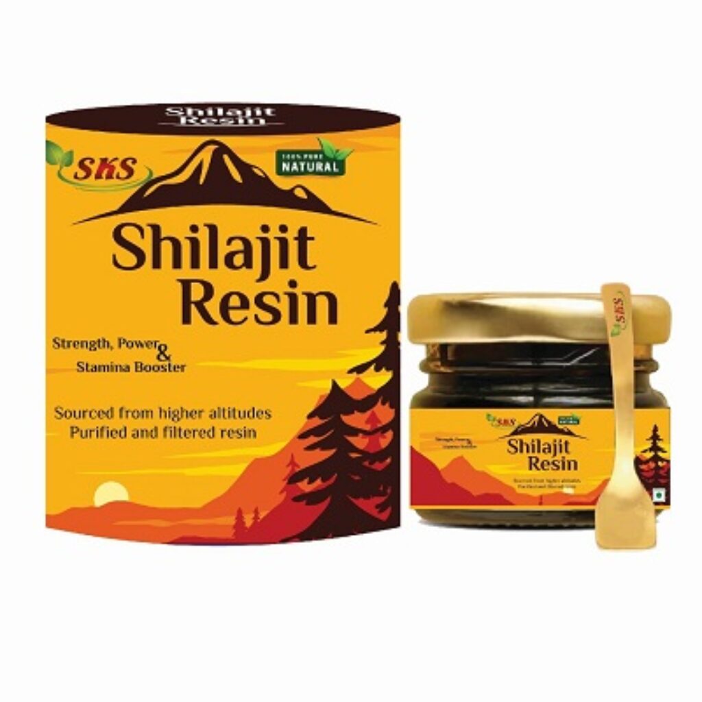 SKS Shilajit/Shilajeet Resin10g, Performance Booster energy and Stamina