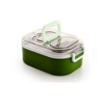 Attro Mighty Lunch Box Comes with 1 Small Container, Stylish Anti Spill Lid