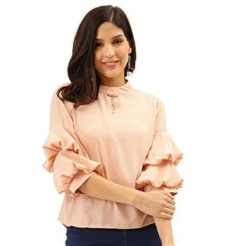 Style Quotient Women's Nude Solid Tops