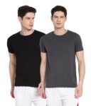 Ap'pulse Men's SS RN Sports Tshirt(Pack of 2)