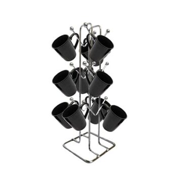 NH10 DESIGNS Stainless Steel Cup Stand for Kitchen