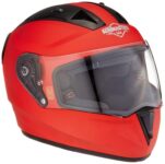 Steelbird SA-1 Aeronautics Full Face Helmet Red, Size: L(57-58 cm)