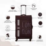 V Lite - Moscow 20"/59 cms Berry Brown Carry-On Softside Trolley Bag