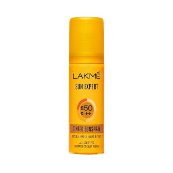 LAKMÉ Sun Expert Tinted PA SPF50++ Spray, Ultra Light, for Oily and Dry Skin, 50ml