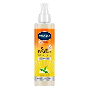 Vaseline Sun Protect & Calming SPF 30 Body Serum Lotion