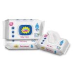 Super Cute's 98% Water Based Baby Wipes with Lid