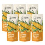 Flyberry Gourmet Healthy Vacuum Fried Sweet Corn Chips, 180g (Pack of 6x30g) | Less than 5% oil