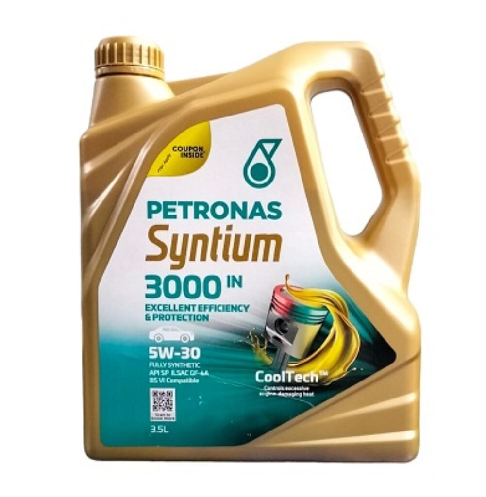 PETRONAS SYNTIUM 3000 5W30 API SN PLUS AMG -3.5L(pack of 1)