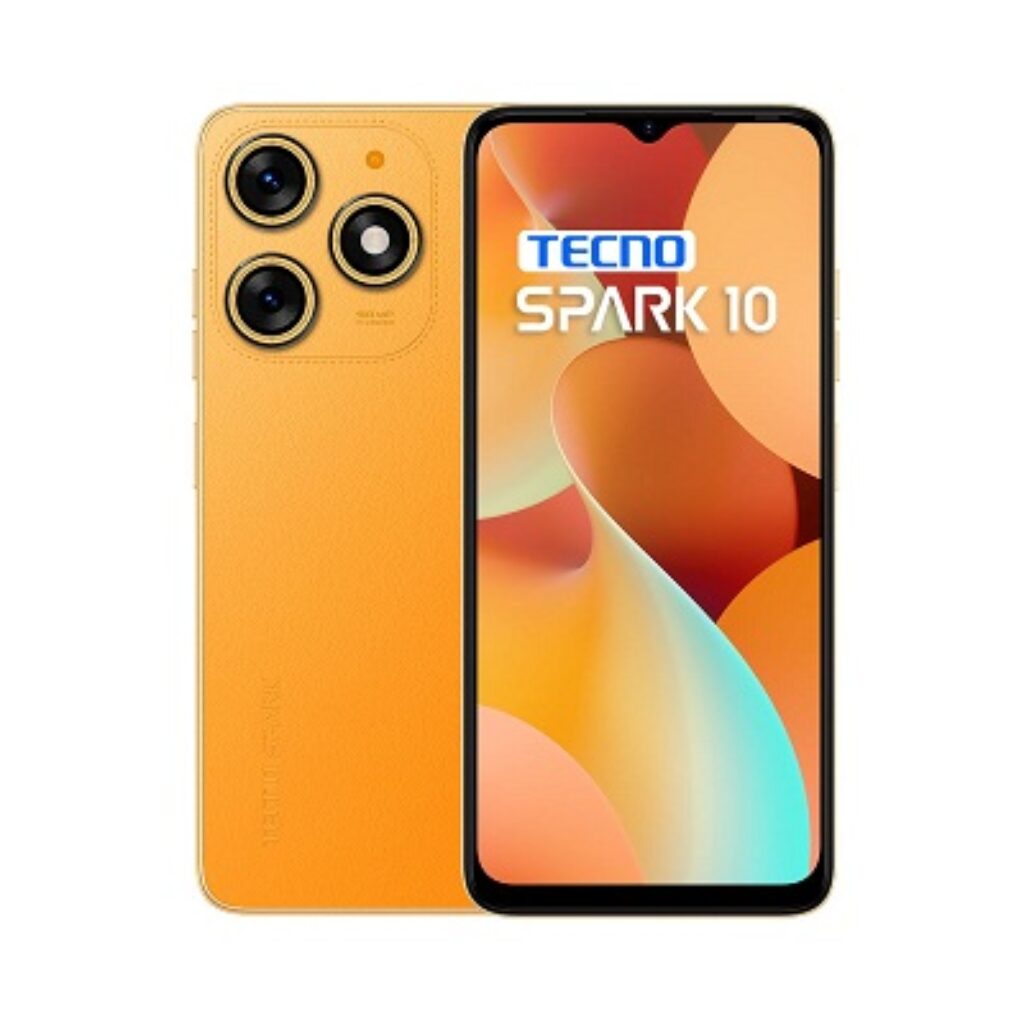 TECNO Spark 10C (Magic Skin Orange, 8GB RAM,128GB Storage)