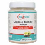 Way2Herbal Organic Triphala Powder Amla Bibhitaki Haritaki (200 Gram Pack of 1)