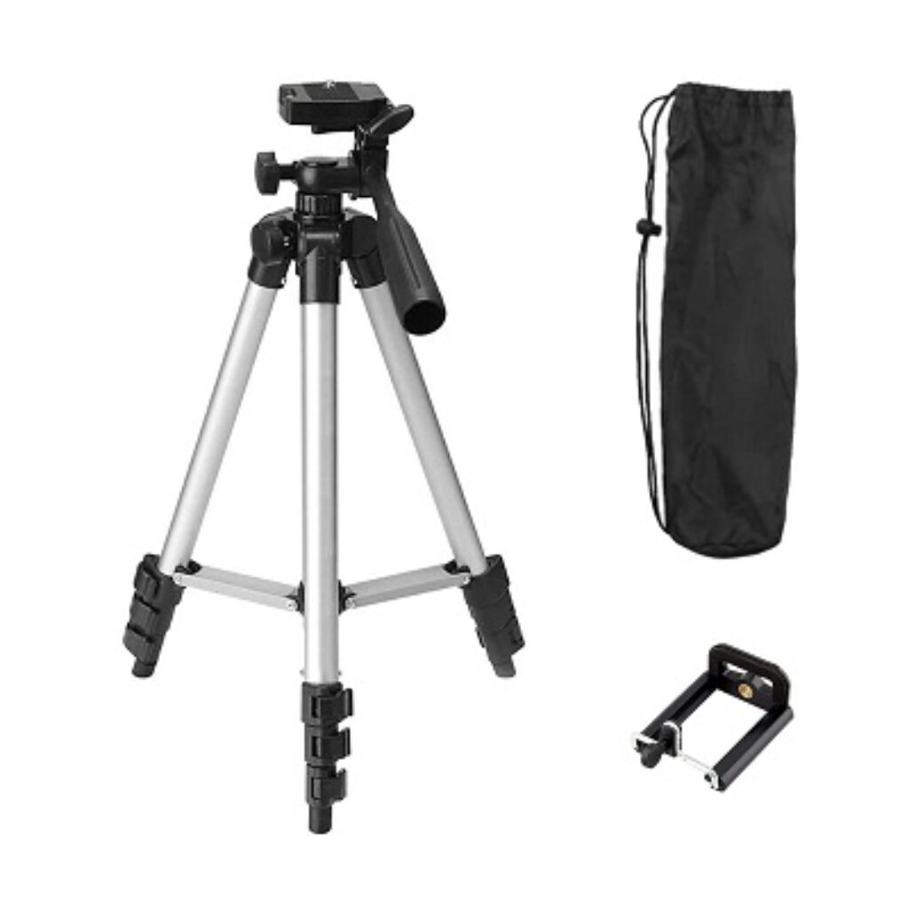 Tygot Adjustable Aluminium Alloy Tripod Stand Holder