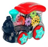 VGRASSP Gear Display Transparent Vehicle Toy for Kids