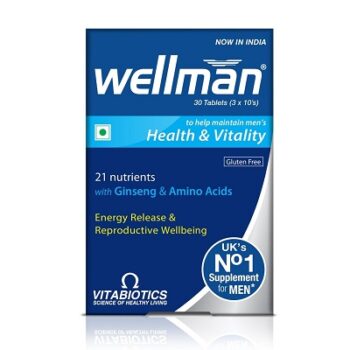 wellman 30 Tablets For Men With 21 Nutrients