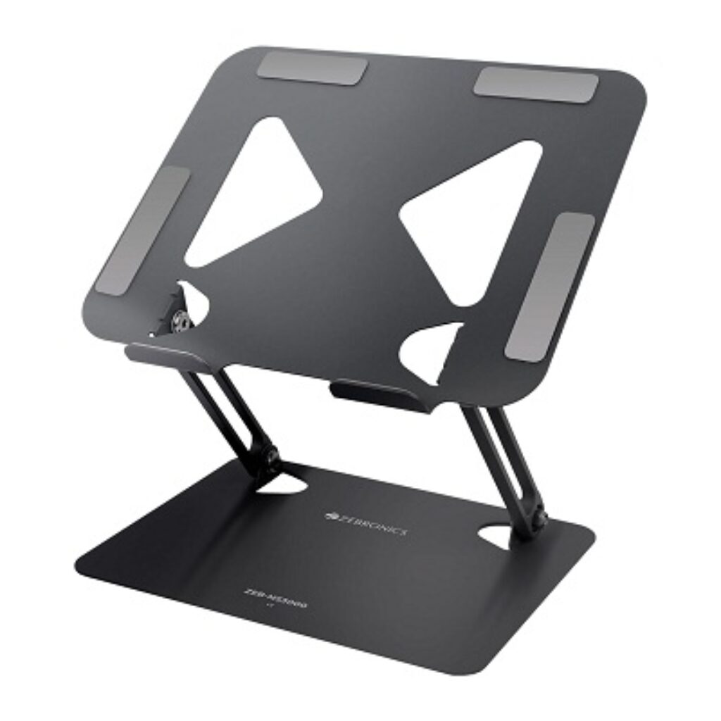 Zebronics NS3000 Portable Laptop & Tablet Stand Supports Upto 17” with Max.