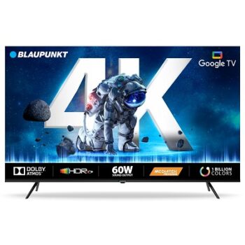 Blaupunkt 139 cm (55 inches) Cyber Sound G2 Series 4k Ultra HD LED Google TV 55CSGT7023 (Black)