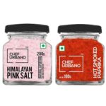 Chef Urbano Smoked Paprika Hot 100 GMS + Himalayan Pink Salt 200 GMS Combo