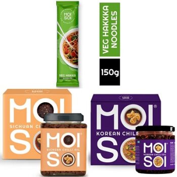 MOI SOI Chilli Oil Value Pack - Sichuan Chilli Oil & Korean Chilli Oil