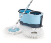 Big Bucket with 2 Microfiber Refills, Floor Cleaning Mop with Bucket