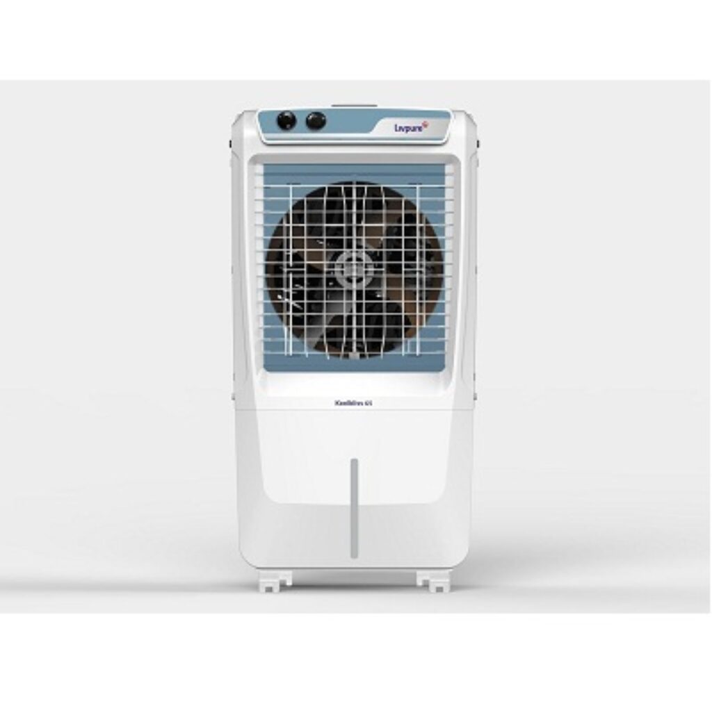 Livpure Koolbliss Desert Air Cooler- 65L | Cooler with High Air Delivery, Ice Chamber, Honeycomb Pads, Sturdy Wheels | Room Cooler with Inverter...