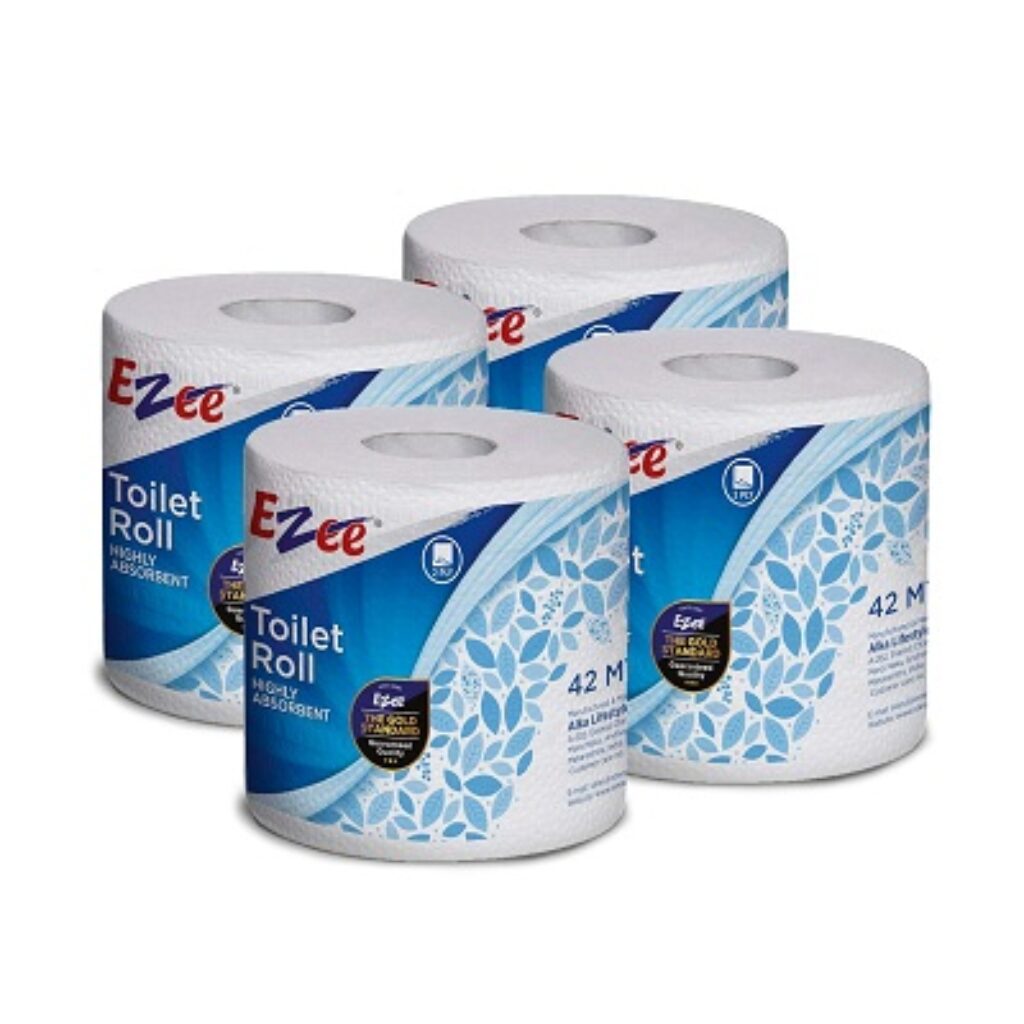 Ezee Toilet Roll - 2 Ply (Pack of 4)