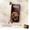 Fabelle Divine Dark 64% with Ghana Cocoa, Dark Chocolate Luxury Bar, 2x100g