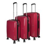 F Gear Eagle PP03 Rosebud Hard-Sided Luggage Set of 3 Trolley Bags (50, 60 & 70 cm)