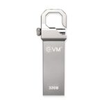 EVM EnStore 32GB Metal USB 2.0 Flash Drive - High Read Speeds
