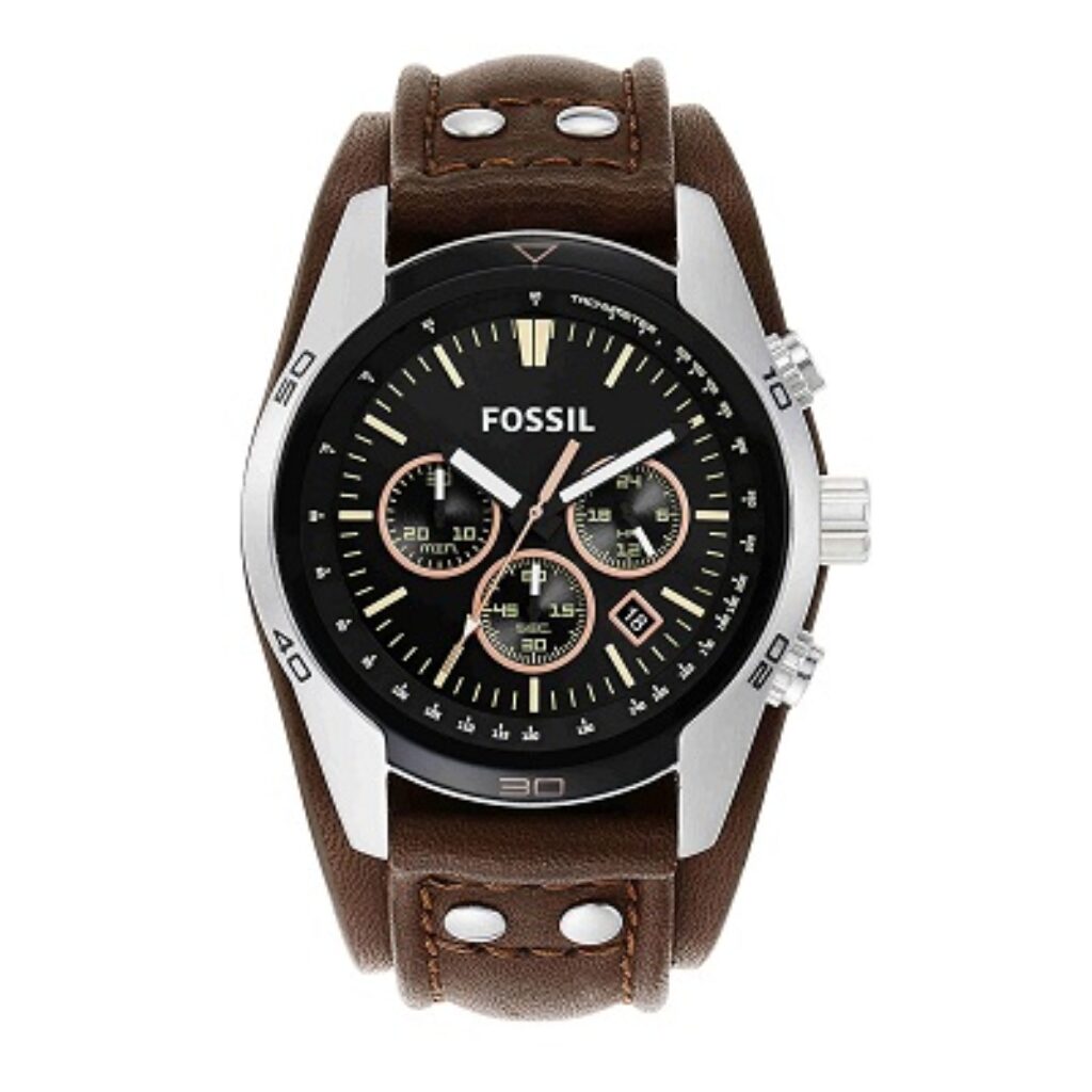 Fossil Chronograph Black Dial Men's Watch-CH2891