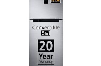 Samsung 322 L, 2 Star, Convertible 5-in-1 Digital Inverter