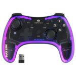 ZEBRONICS New Launch MAX LINK Wireless Gamepad, Dual motors Haptic feedback, Built-in rechargeable battery, RGB light, Plug & play, Supports (Windows | Android)