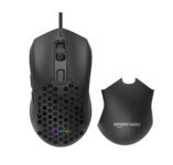 Amazon Basics Gaming Wired Mouse with 6 programmable Buttons I 12800 DPI I 13+1 Modes RGB Light