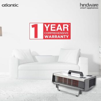 Hindware Atlantic 2000-Watt Heat Convector With Dual Side Air Inlet Vents