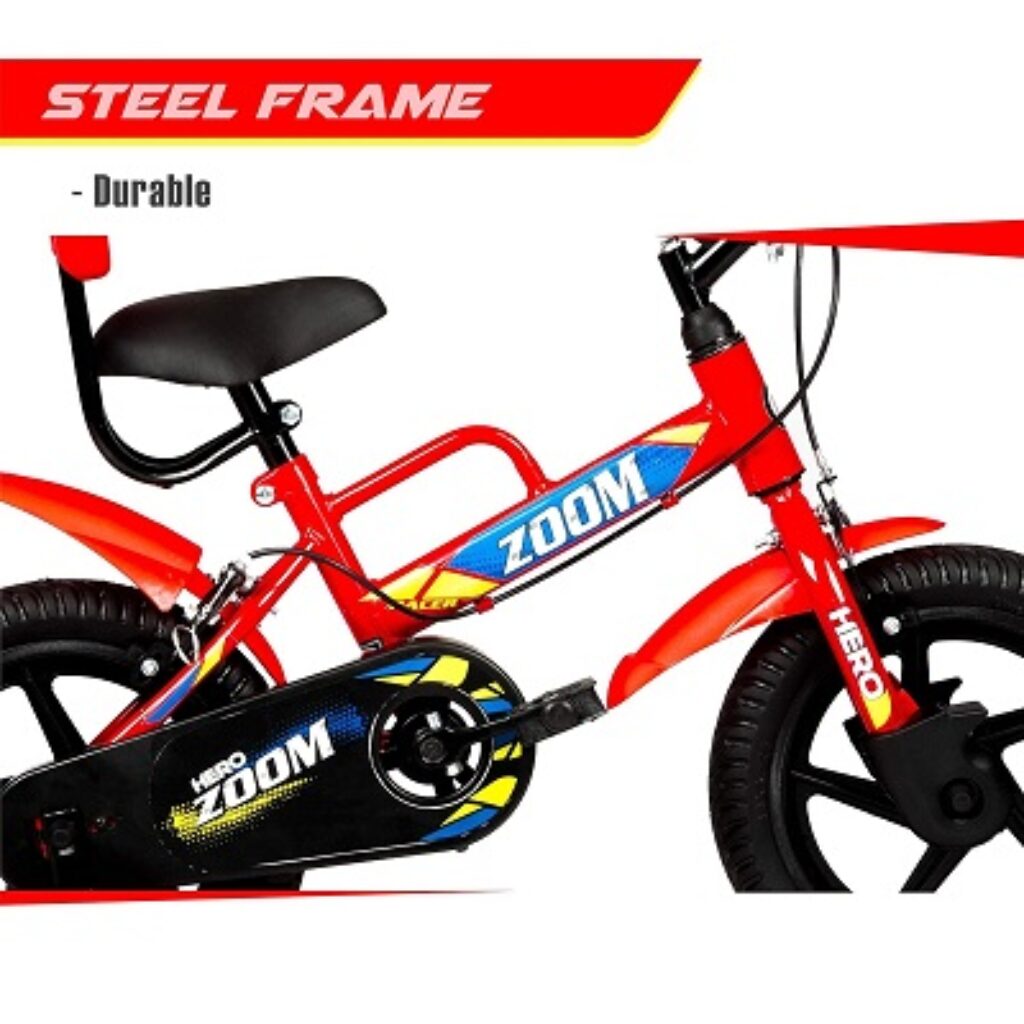 Hero Zoom 14T Single Speed Cycle For Kids With Training Wheels