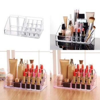 JIALTO Plastic Cosmetic Organizer 16 Compartment Makeup Jewellery