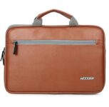 Wooum PU Leather 15.6 Inch Water Resistance Laptop Bag