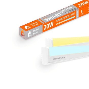 Sternet Smart Wi-Fi 20W CCT LED Batten | White Tunable | Dimmable | Scheduling