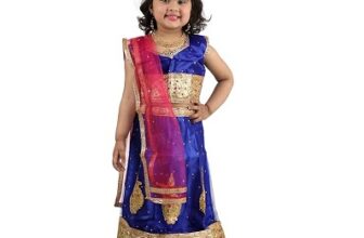 BookMyCostume Radha Garba Lehenga Choli Kids Fancy Dress