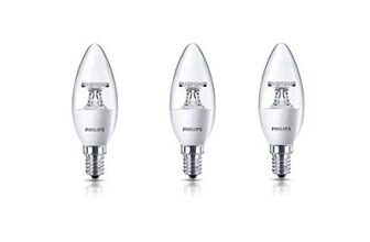 PHILIPS E14 Clear Candle 400-Lumen Decorative Wall Lights