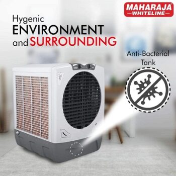 Maharaja Whiteline Rambo Ac-303 65 L Air Cooler, Standard, Grey And Black